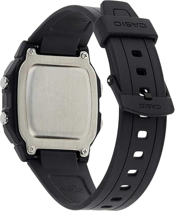 Casio W-800H-1BV Illuminator - Reloj Resistente con 10 Años de Batería