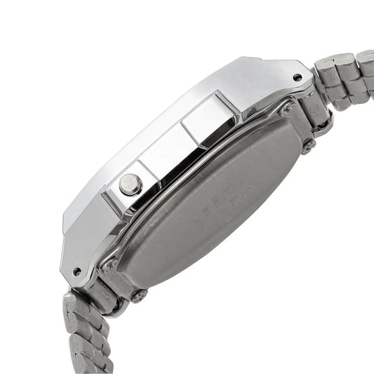 Reloj Casio A168WA-1W – Clásico Digital Plateado con Estilo Retro