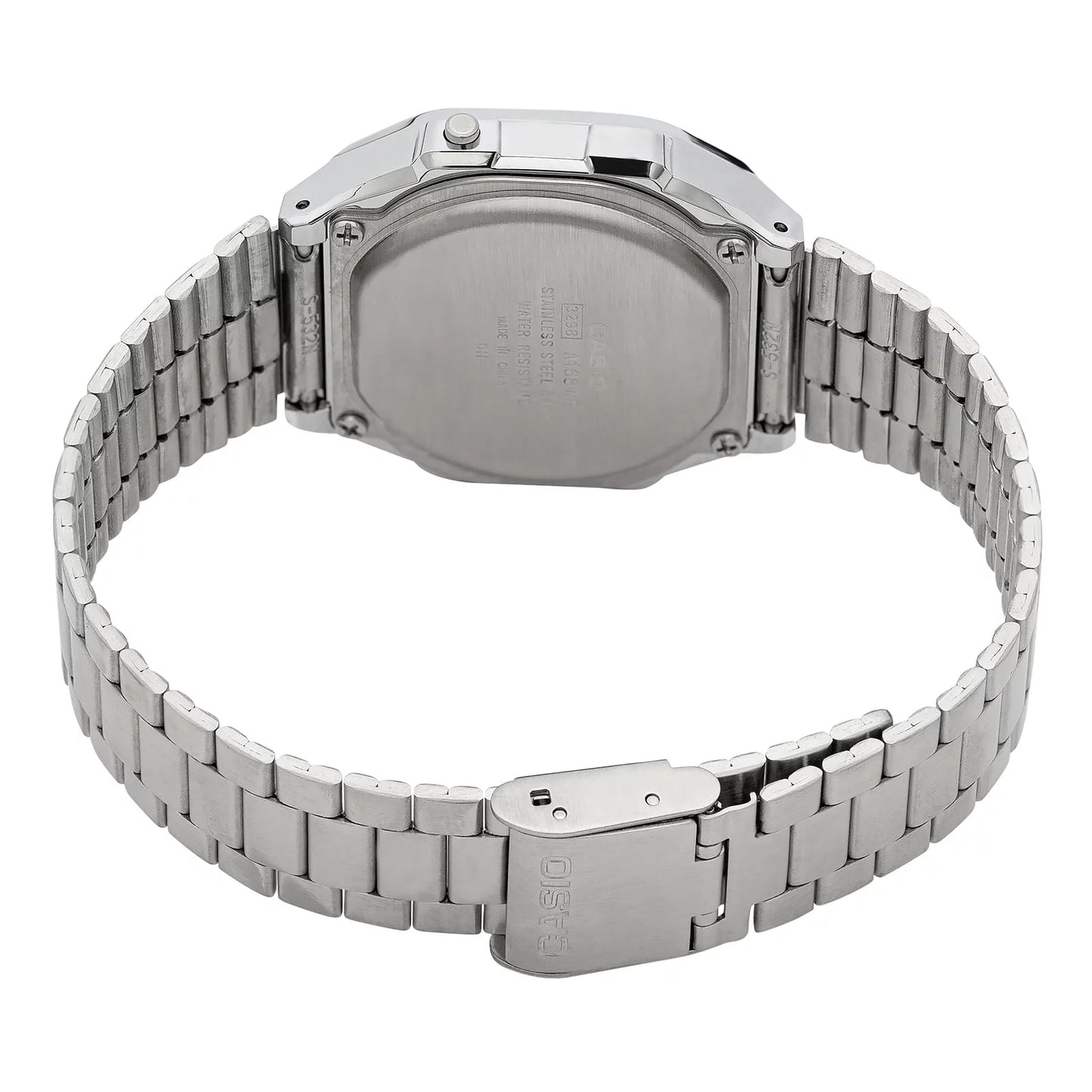 Reloj Casio A168WA-1W – Clásico Digital Plateado con Estilo Retro