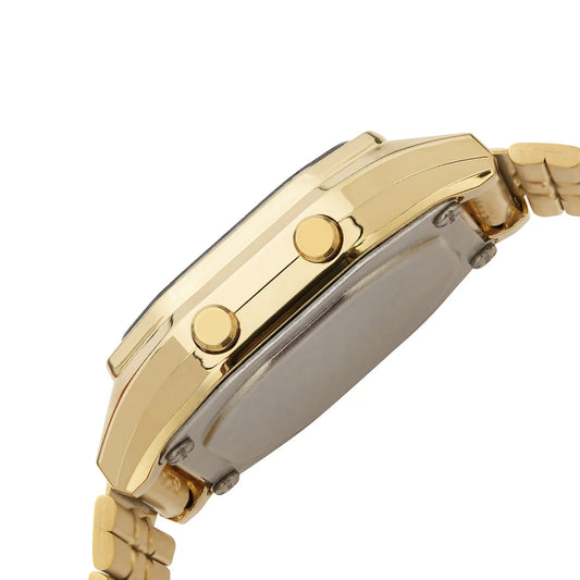 Reloj Casio LA680WGA-9D para Dama – Diseño Digital Retro en Acabado Dorado