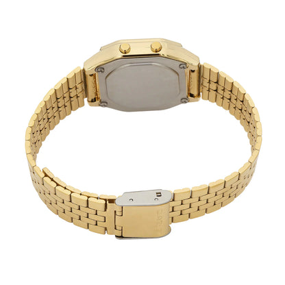 Reloj Casio LA680WGA-9D para Dama – Diseño Digital Retro en Acabado Dorado