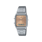 Casio AQ-230A-4AMQY – Estilo retro con un toque vibrante de color naranja