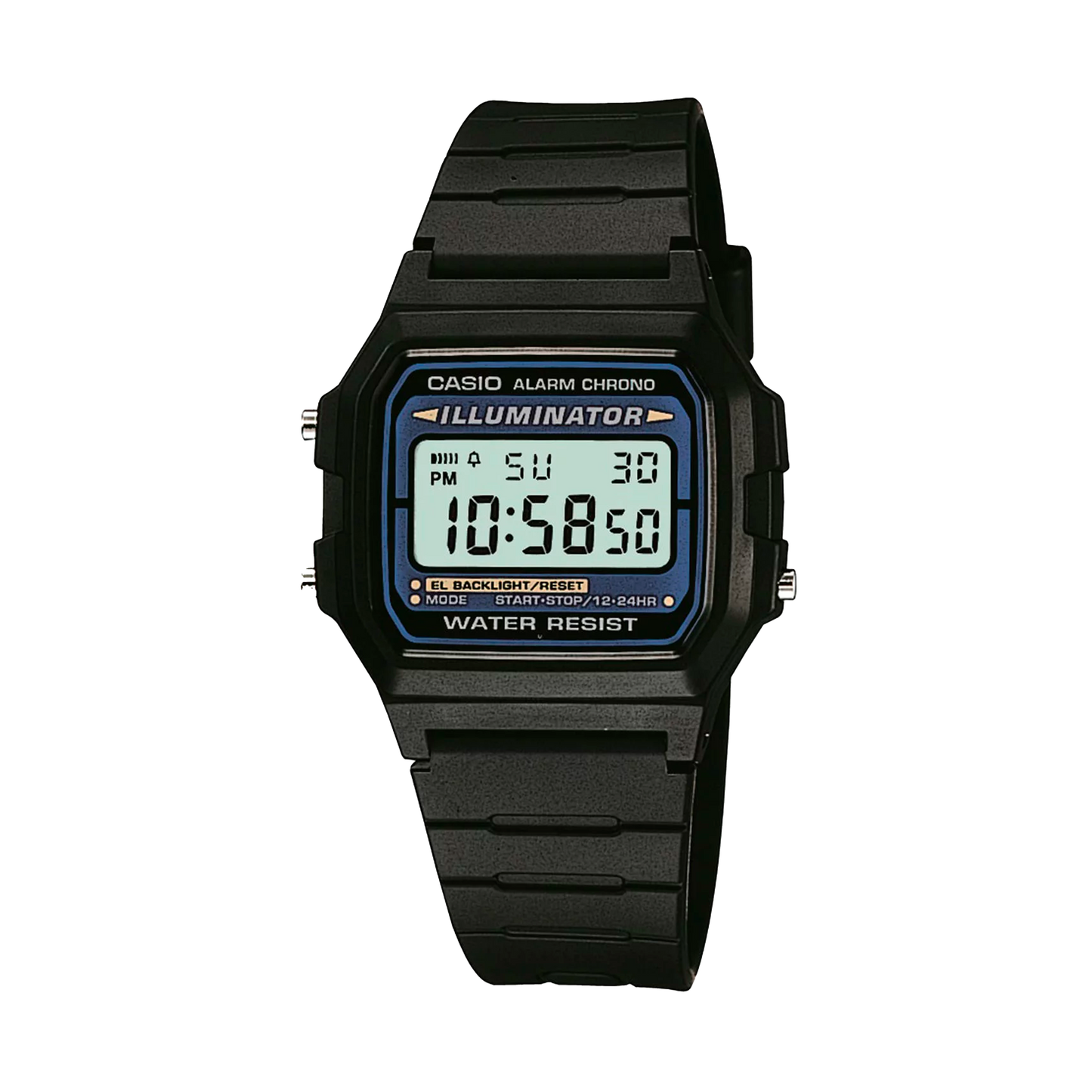 Casio F-105W-1A – El clásico digital con iluminación electro-luminiscente
