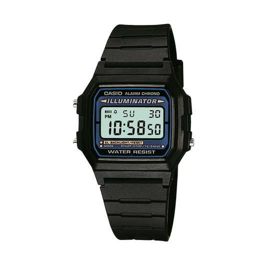 Casio F-105W-1A – El clásico digital con iluminación electro-luminiscente