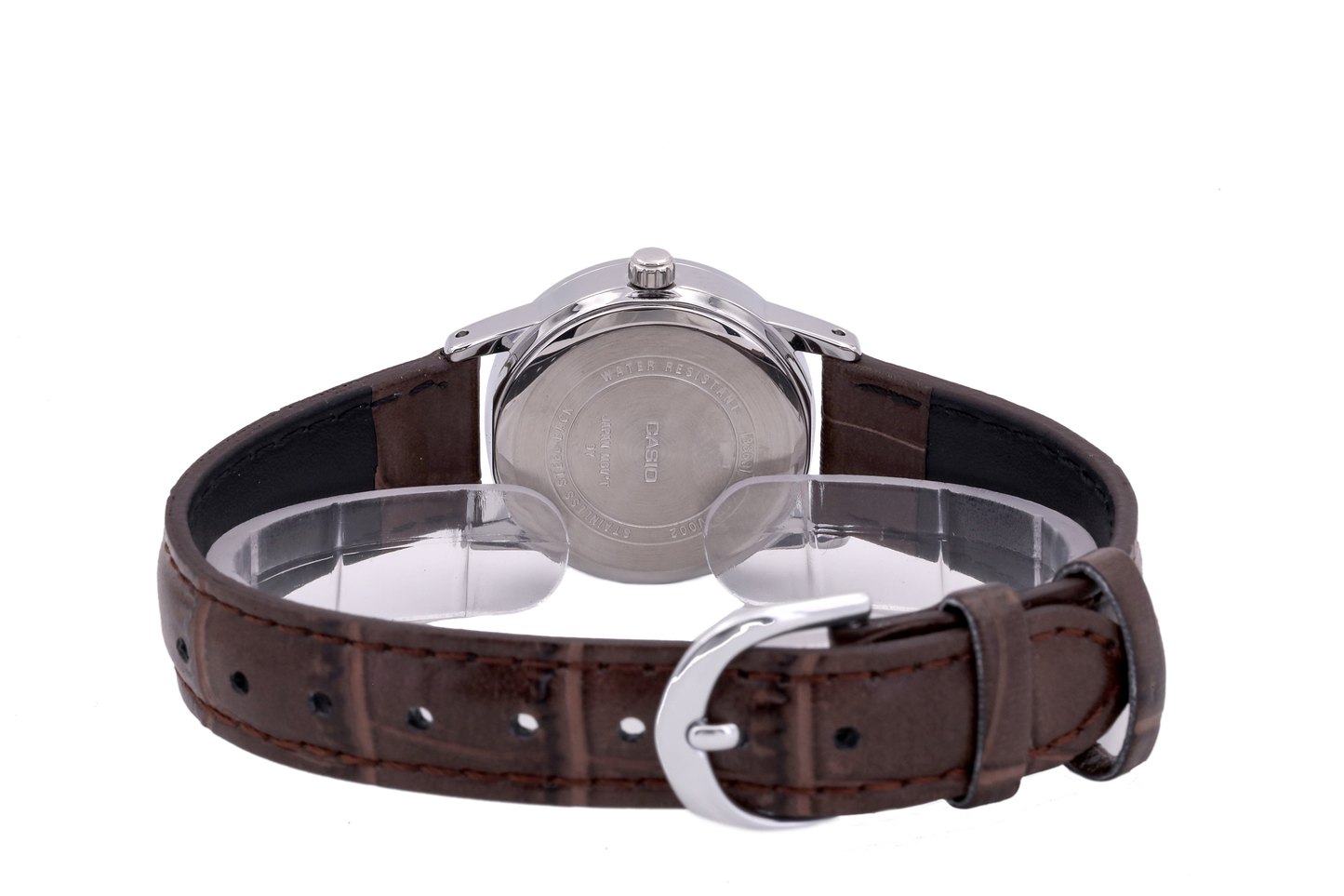 Reloj Casio LTP-V002L-7B2 – Elegancia Clásica con Correa de Cuero para Mujer