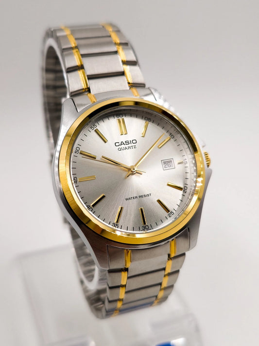 Reloj Casio MTP-1183G-7A para Hombre – Elegancia Clásica en Acero Bicolor