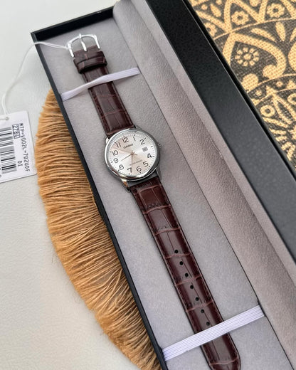 Reloj Casio MTP-V002L-7B2 – Clásico y Sofisticado con Correa de Cuero
