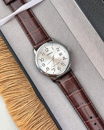 Reloj Casio MTP-V002L-7B2 – Clásico y Sofisticado con Correa de Cuero