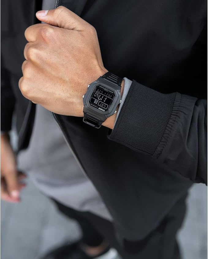 Casio W-800H-1BV Illuminator - Reloj Resistente con 10 Años de Batería