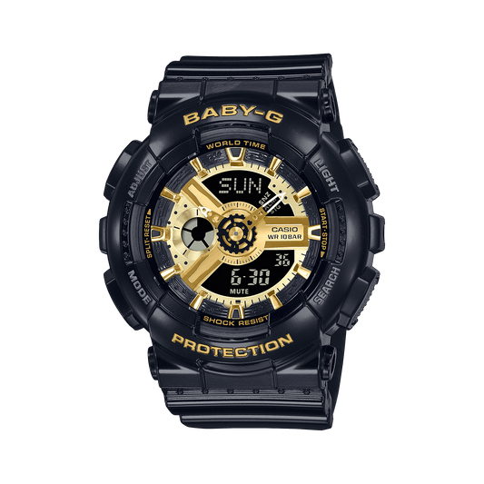 RELOJ CASIO MUJER ANÁLOGO ACUATICO BA-110X-1A BABY-G