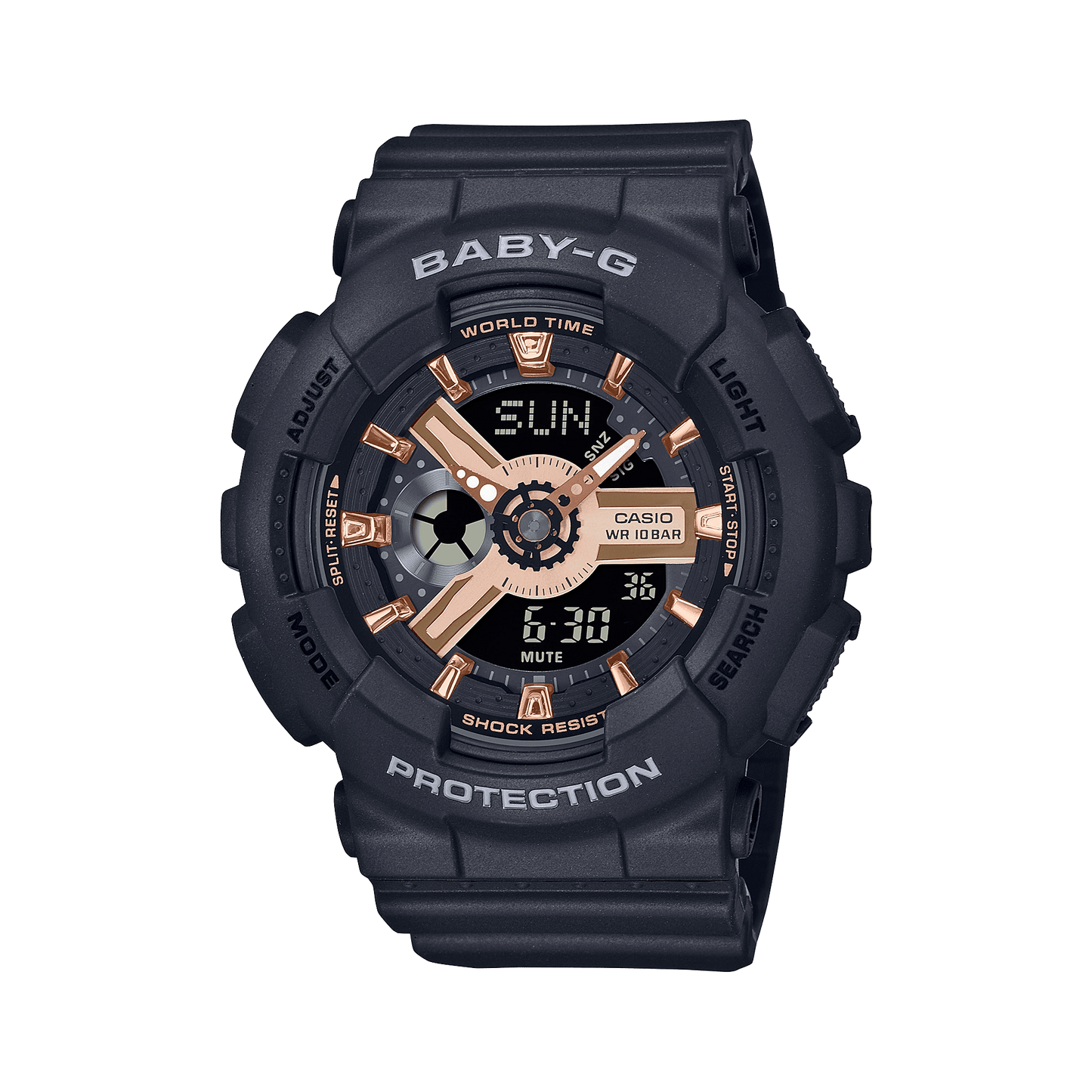 Reloj BABY-G BA-110XRG-1A Resina Mujer Negro