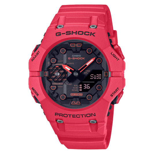 Reloj G-SHOCK GA-B001-4A Carbono/Resina Hombre Rojo