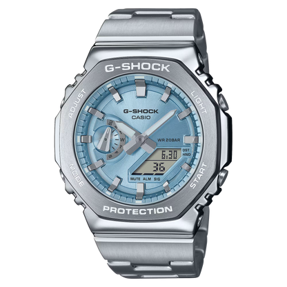 Reloj G-SHOCK GM-2110D-2A Resina/Acero Hombre Plateado