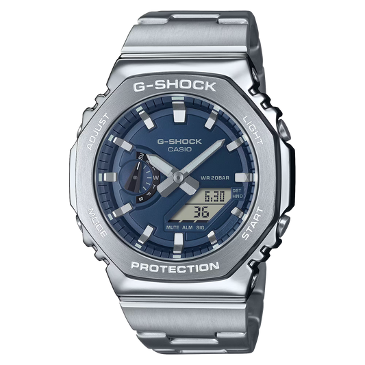 Reloj G-SHOCK GM-2110D-2B Resina/Acero Hombre Plateado