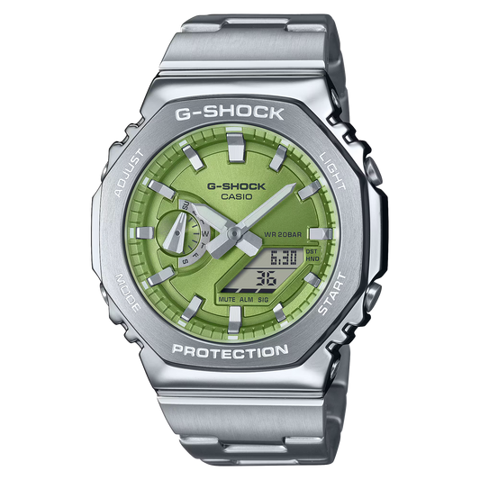 Reloj G-SHOCK GM-2110D-3A Resina/Acero Hombre Plateado