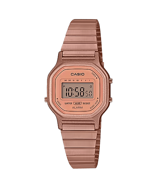 Reloj Casio LA-11WR-5A Oro Rosa Vintage Dama Juvenil