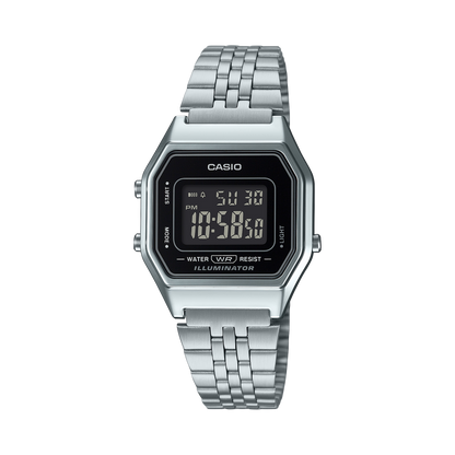 Reloj Casio LA680WA-1B  – Clásico Digital con Estilo Retro