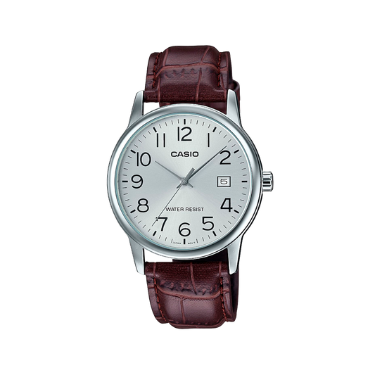 Reloj Casio MTP-V002L-7B2 – Clásico y Sofisticado con Correa de Cuero