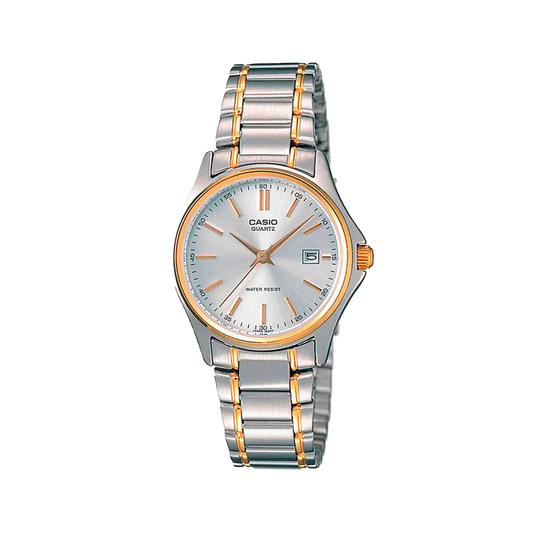 Reloj Casio LTP-1183G-7A para Dama – Elegancia Clásica en Acero Bicolor