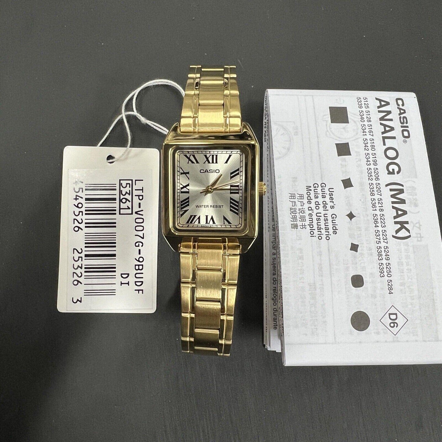 Reloj CASIO LTP-V007G-9B Acero Mujer Dorado