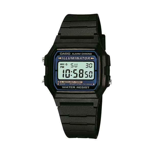 Casio F-105W-1A – El clásico digital con iluminación electro-luminiscente