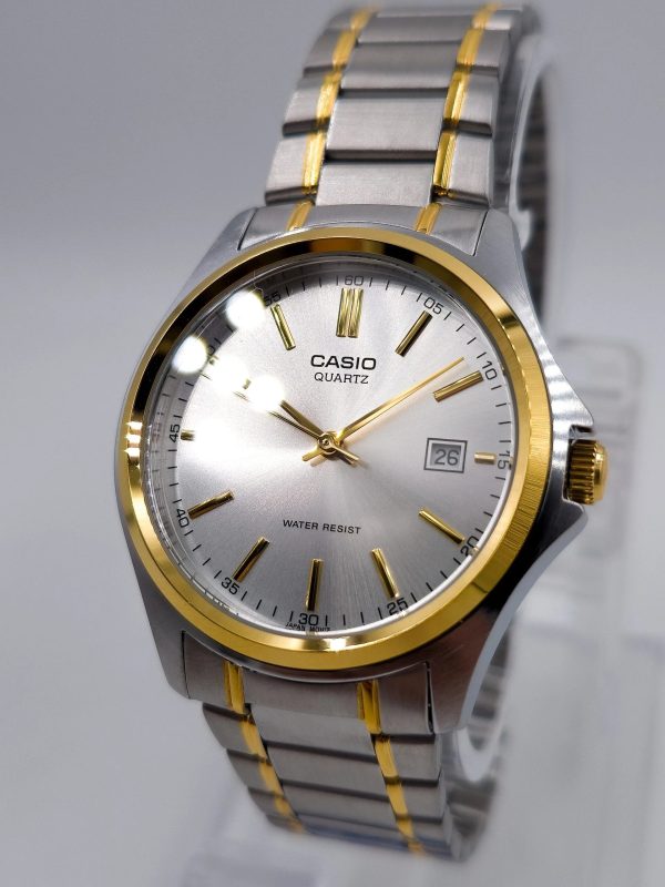 Reloj Casio MTP-1183G-7A para Hombre – Elegancia Clásica en Acero Bicolor - Imagen 3