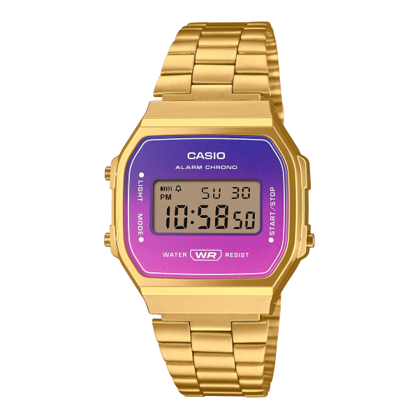 Reloj CASIO A168WERG-2A Resina Unisex Dorado