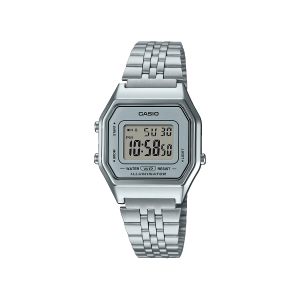 Reloj Casio LA680WA-7D plateado vintage mujer