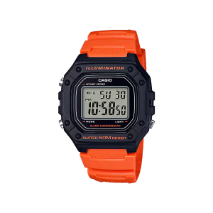 Reloj Casio W-218H-4B2 rojo digital deportivo