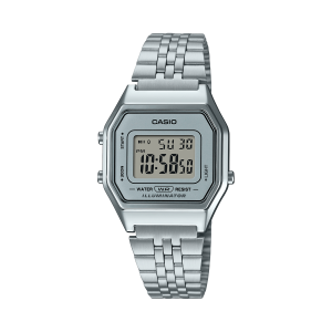 Casio LA680WA-7D Retro Plateado Digital