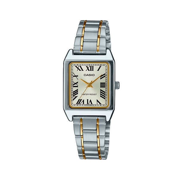 Reloj CASIO LTP-V007SG-9B Acero Mujer Plateado con detalles dorados