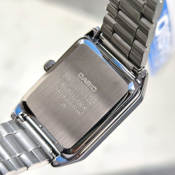 Reloj Casio Estándar Analógico LTP-V007D-7B Acero Mujer Plateado - Imagen 5