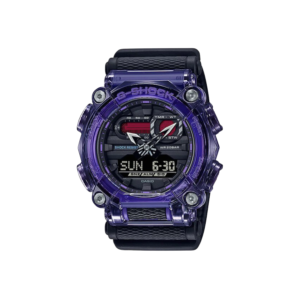 G-Shock GA-900TS-7A – Reloj Blanco Transparente con Diseño Industrial