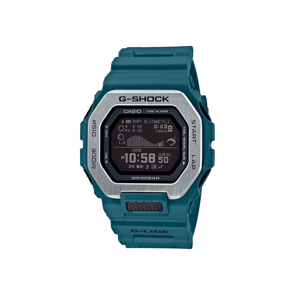 G-Shock GBX-100-2DR – Deportivo Azul con Pantalla de Mareas y Bluetooth