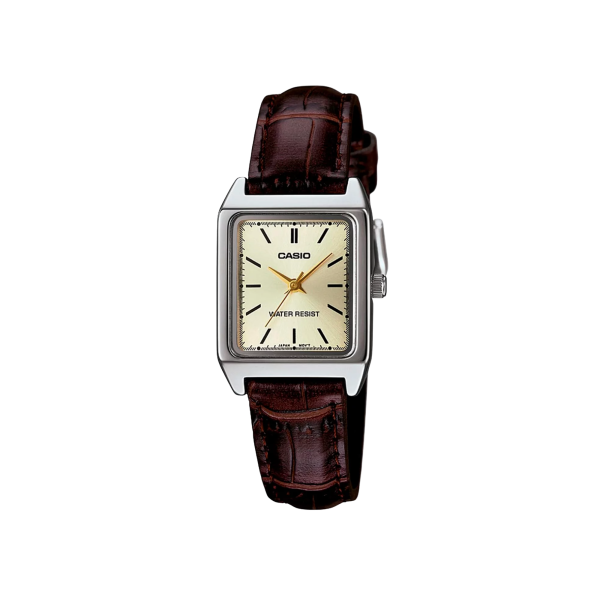 Casio LTP-V007L-9EUDF – Reloj Clásico para Mujer con Estilo Elegante y Esfera Dorada