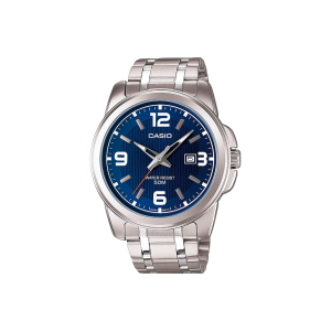 Casio MTP-1314D-2A – Reloj Clásico para Hombre con Esfera Azul