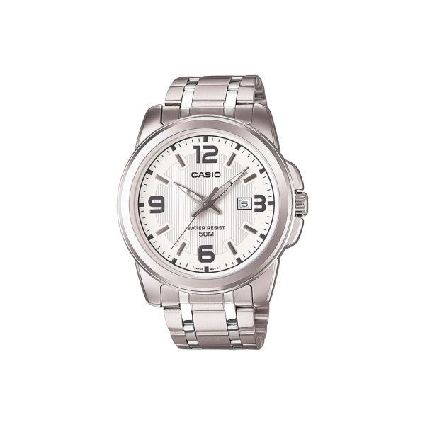 Casio MTP-1314D-7A – Reloj Clásico para Hombre con Esfera Blanca