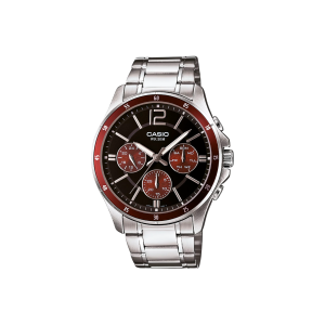 Casio MTP-1374D-5A – Reloj Cronógrafo Clásico Marrón para Hombre