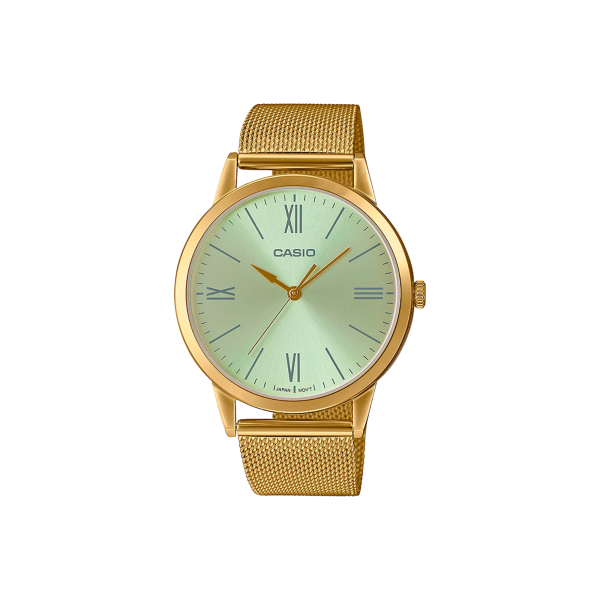 Casio MTP-E600MG-9B – Reloj Elegante Bicolor Dorado para Hombre