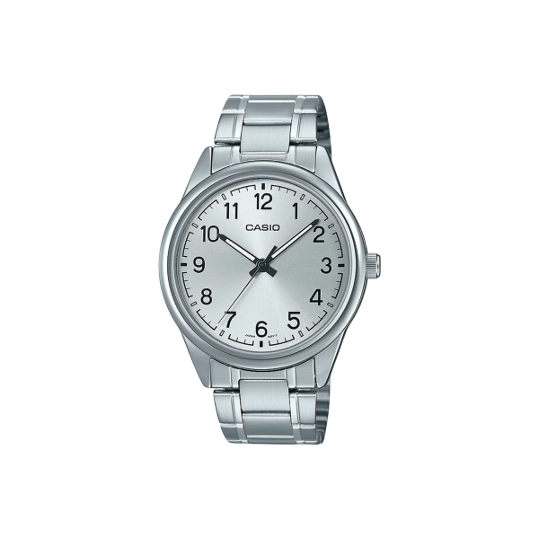 Casio MTP-V005D-7B4 – Reloj Clásico de Acero para Hombre