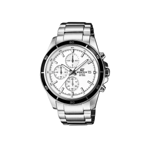 Reloj Casio Edifice EFR-526D-7A Cronógrafo Acero Carátula Blanca