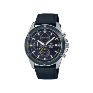 Reloj Casio Edifice EFR-526L-2C Cronógrafo Azul con Correa de Cuero