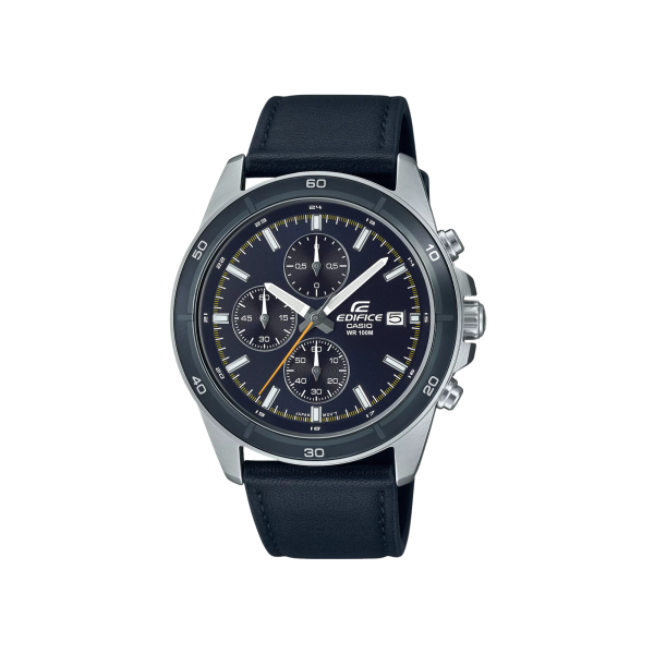 Reloj Casio Edifice EFR-526L-2C Cronógrafo Azul con Correa de Cuero