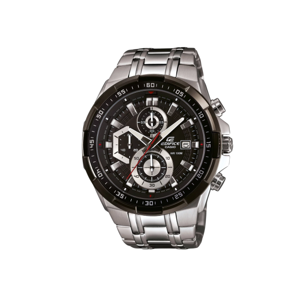 Reloj Casio Edifice EFR-539D-1A Cronógrafo Grande Acero Negro
