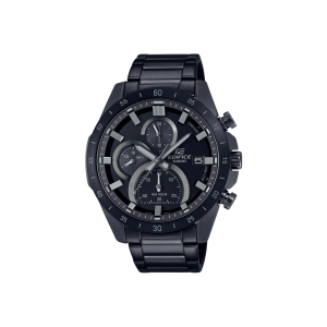 Reloj Casio Edifice EFR-571MDC-1A Cronógrafo Negro Total con Malla Metálica