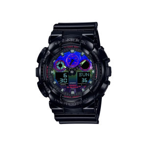 Reloj Casio G-SHOCK GA-100RGB-1A Negro – Multicolor RGB Analógico-Digital