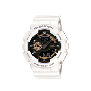 Reloj G-Shock GA-110RG-7A Deportivo Hombre Blanco con Detalles Rosé