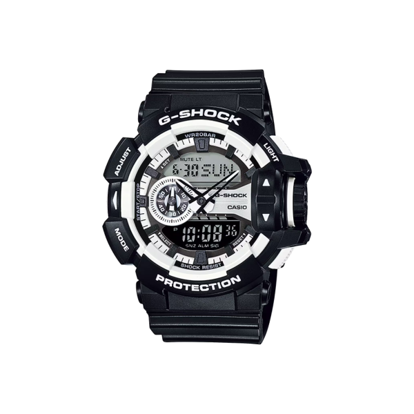 G-Shock GA-400-1A – Reloj Negro con Selector Giratorio
