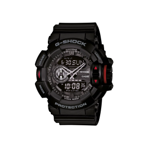 G-Shock GA-400-1B – Reloj Negro Total con Selector Giratorio