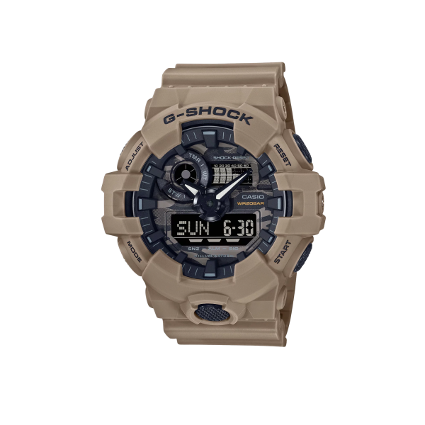 G-Shock GA-700CA-5A – Reloj Militar Arena con Diseño Camuflado